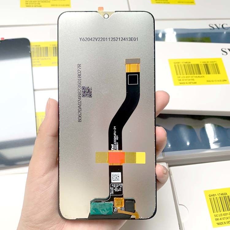 A10S LCD 디지털화장치 고품질 휴대 전화 터치 스크린  A10S 갤럭시 A107 오리지널 신규 서비스 팩 LCDS