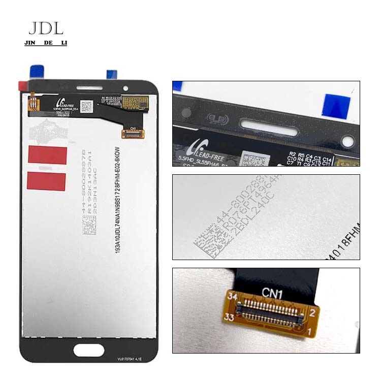 공장 LCD 터치 스크린 판타라  J7 프라임 폰 디스플레이 갤럭시 G610 100% 오리지널 새 서비스 팩 LCDS