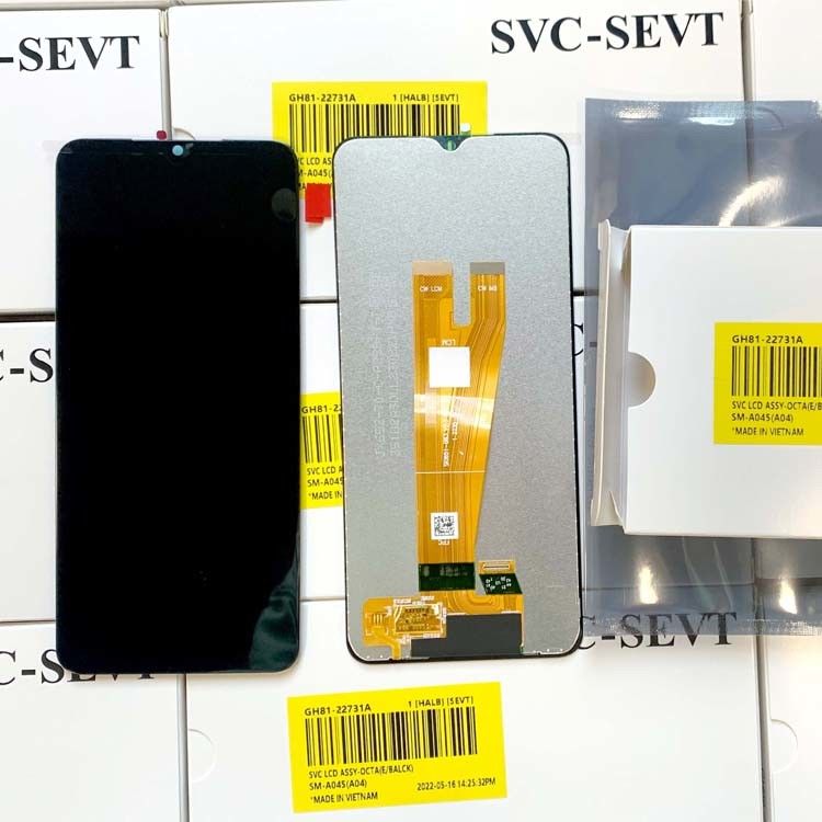 휴대 전화 LCDS 판타라 삼성 A04 오리지널 새 서비스 팩 LCD 갤럭시 A045 고품질 터치 스크린 디스플레이