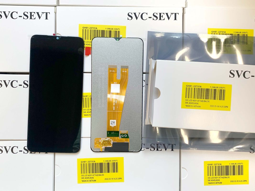 휴대 전화 LCDS 판타라 삼성 A04 오리지널 새 서비스 팩 LCD 갤럭시 A045 고품질 터치 스크린 디스플레이