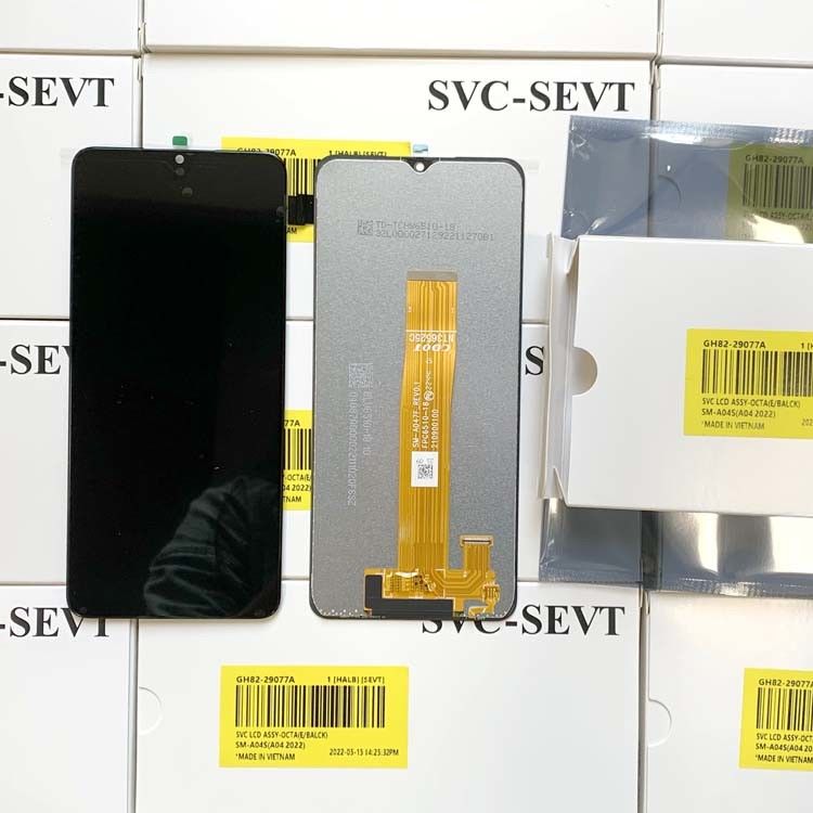 대용품 고품질 전화 화면  A04S 100% 오리지널 서비스 팩 LCD 갤럭시 A047 모바일 디스플레이 판타라