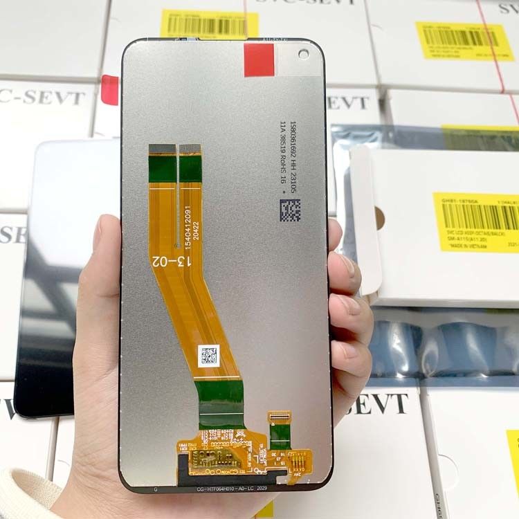 원본 새 LCD 디스플레이  A11 휴대 전화 화면 갤럭시 A115 100% 테스트 판타라 교체
