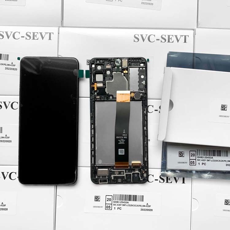 A326B LCD 디스플레이 + 프레임 삼성 A32 5G 오리지널 서비스 팩 LCDS 갤럭시 A326B 휴대 전화 터치 스크린 판타라
