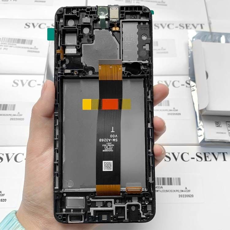 A326B LCD 디스플레이 + 프레임 삼성 A32 5G 오리지널 서비스 팩 LCDS 갤럭시 A326B 휴대 전화 터치 스크린 판타라