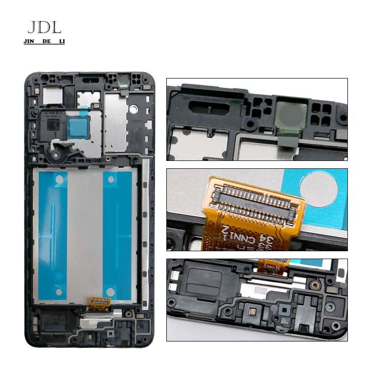 A013 LCD 디스플레이와 프레임 삼성 A013 오리지널 서비스 팩 LCDS 갤럭시 A01 코어 휴대 전화 화면 판타라