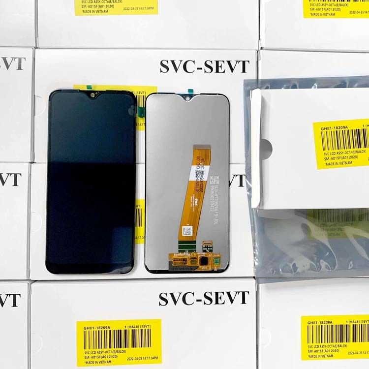 A01 LCD lcd For  A01 Wholesale 오리지널 휴대 전화 화면 디스플레이 판타라 갤럭시 A105 서비스 팩 LCDS 터치