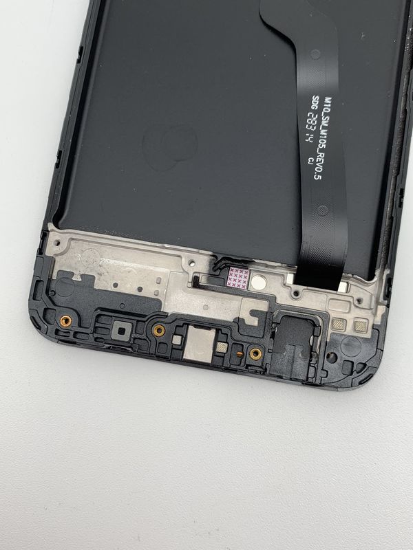 삼성전자 M10 휴대전화 터치 스크린 디스플레이용 프레임과 함께 M10 LCD 갤럭시 M105 오리지널 서비스 팩 LCDS 판탈라