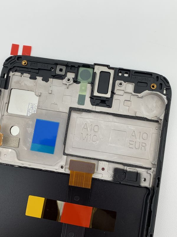 삼성전자 M10 휴대전화 터치 스크린 디스플레이용 프레임과 함께 M10 LCD 갤럭시 M105 오리지널 서비스 팩 LCDS 판탈라