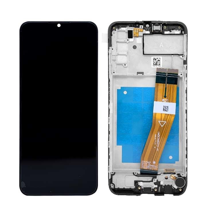 A03 LCD lcd With Frame For  a03 대용 휴대 전화 화면 A035 오리지널 서비스 팩 LCDS 디스플레이 판타라