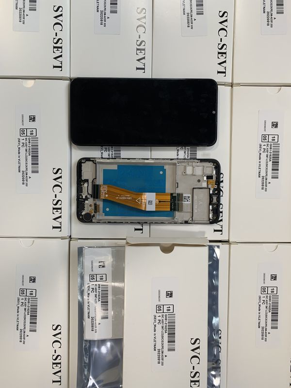 A03 LCD lcd With Frame For  a03 대용 휴대 전화 화면 A035 오리지널 서비스 팩 LCDS 디스플레이 판타라