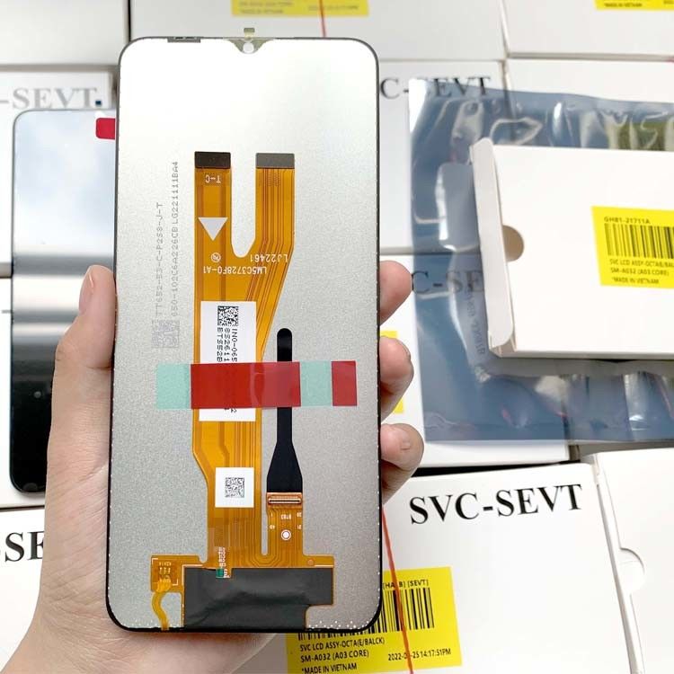 A03 코어 LCD LCD For  a03 코어 휴대 전화 터치 스크린 판타라 갤럭시 A032 오리지널 서비스 팩 LCDS 디스플레이