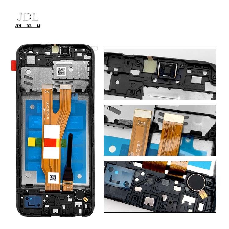 A03 코어 LCD 화면 프레임과 함께  a03 코어 오리지널 서비스 팩 LCDS 갤럭시 A032 모바일 판타라