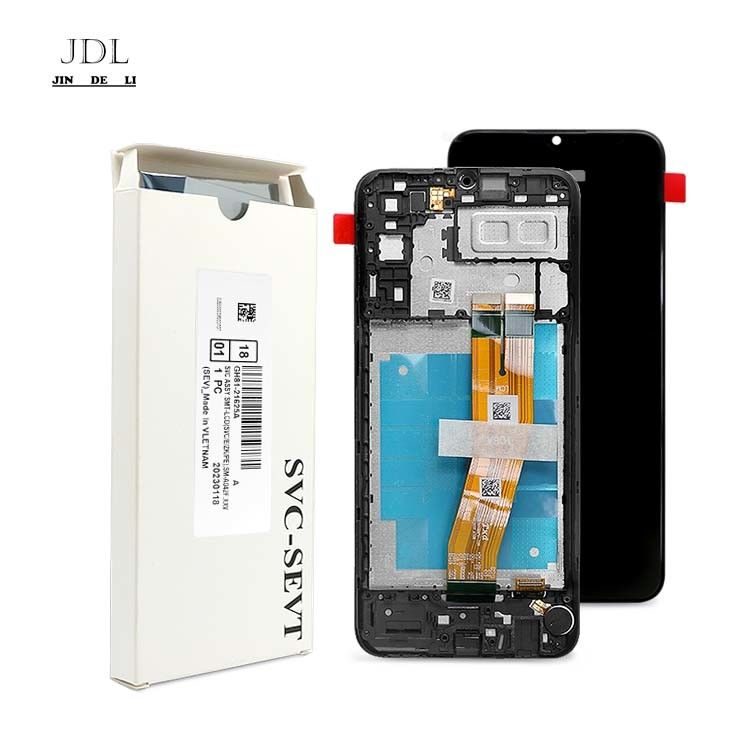A04E Lcd With Frame For  a04e 오리지널 뉴 서비스 팩 LCDS 디스플레이 갤럭시 A04E 휴대 전화 화면 판타라