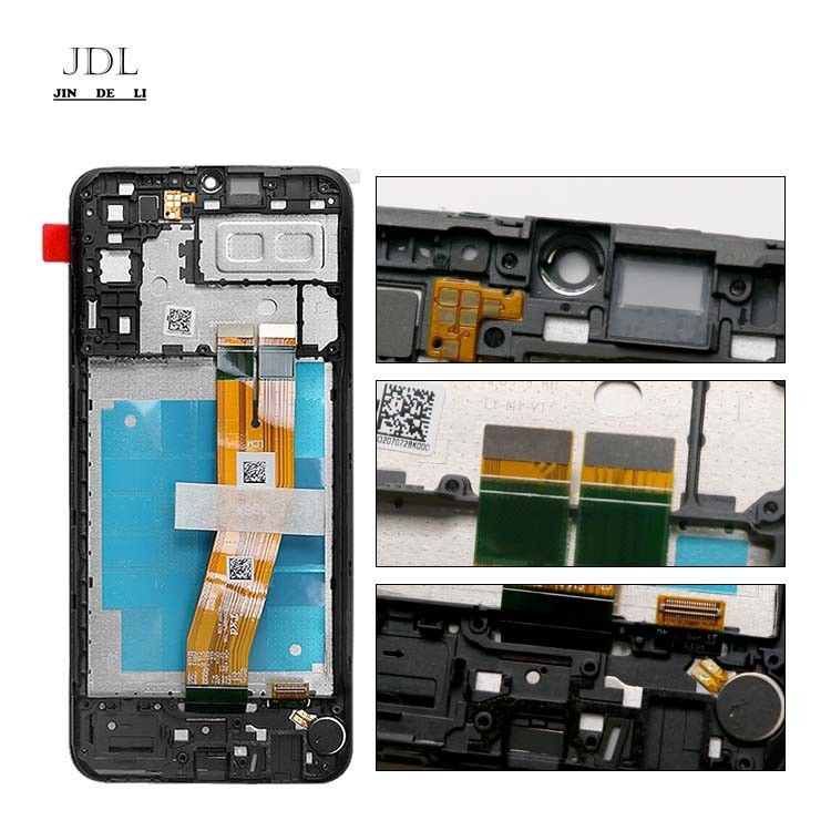 A04E Lcd With Frame For  a04e 오리지널 뉴 서비스 팩 LCDS 디스플레이 갤럭시 A04E 휴대 전화 화면 판타라