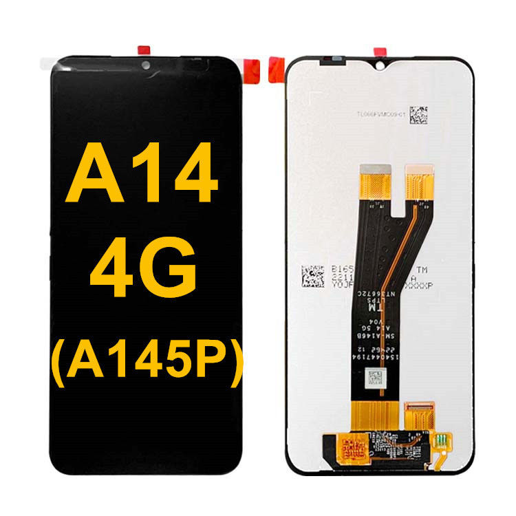 A14 4G 오리지널 LCD 화면 디스플레이 삼성 갤럭시 A145P 휴대 전화 터치 패널 서비스 팩 LCDS