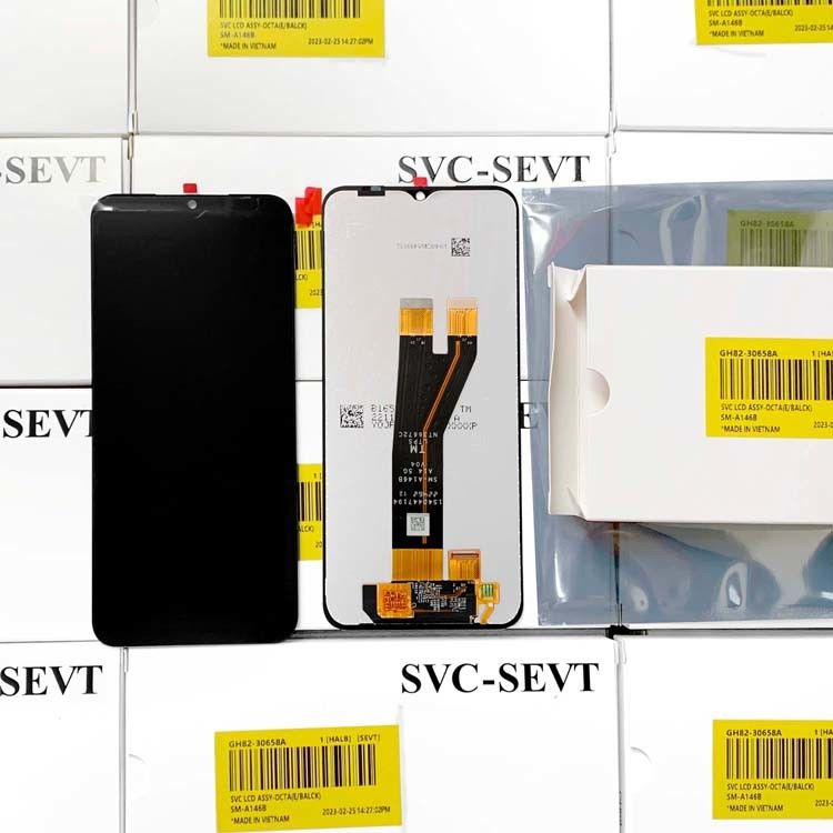 A14 5G LCD LCD 대가용 삼성 A14 오리지널 폰 터치 스크린 디스플레이 판타라 갤럭시 A146P 서비스 팩 LCDS