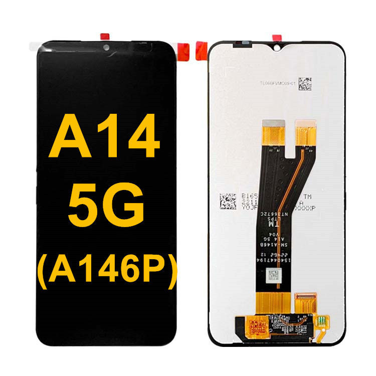 A14 5G LCD LCD 대가용 삼성 A14 오리지널 폰 터치 스크린 디스플레이 판타라 갤럭시 A146P 서비스 팩 LCDS