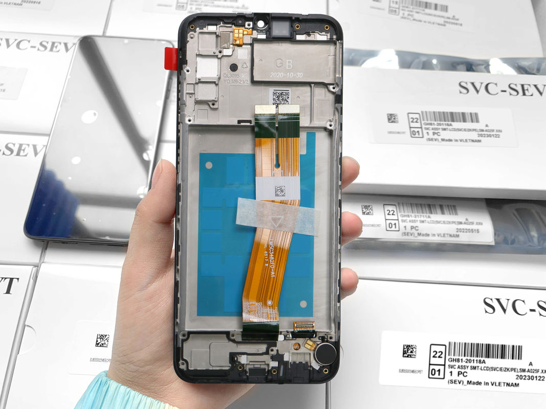 엄격한 제어 및 테스트와 함께 맞춤 로고 인쇄 a02s lcd  화면 lcd 디스플레이 화면