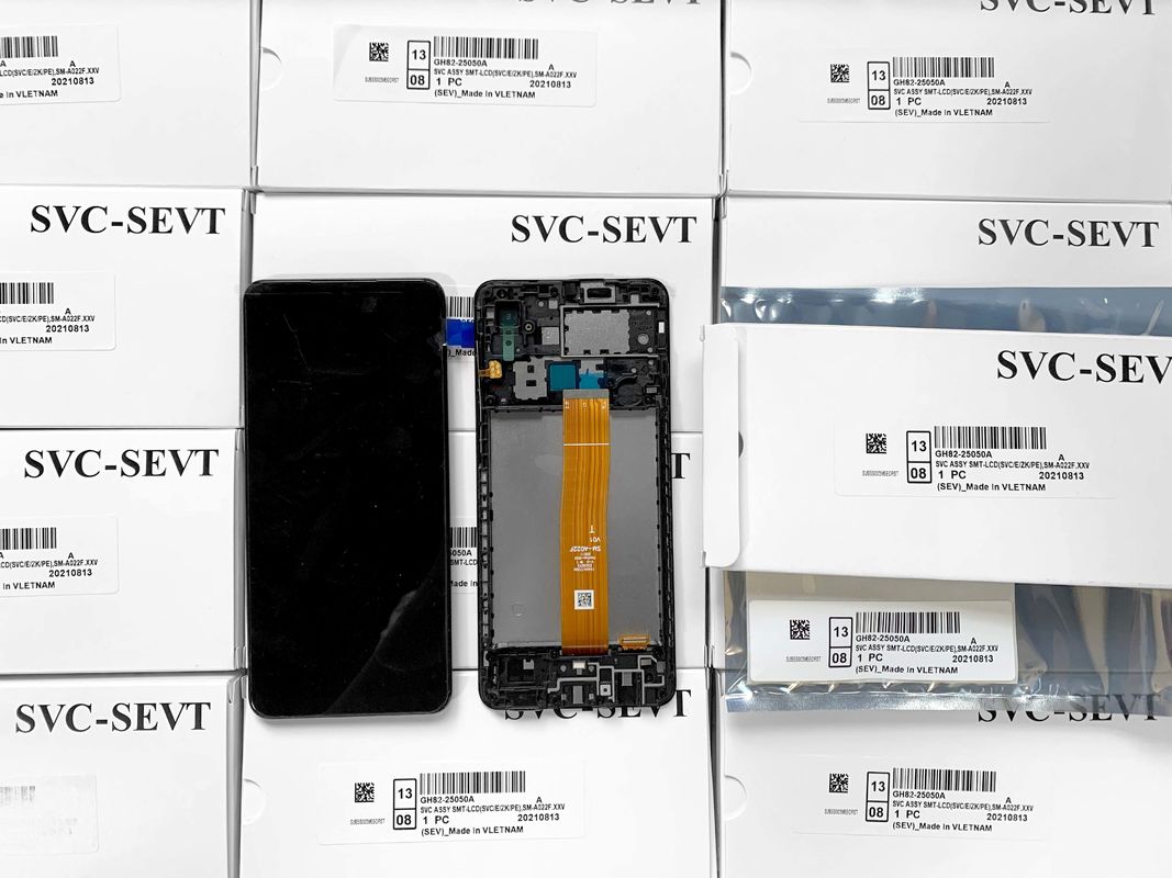 전문 고품질 원본 서비스 팩 LCD A022 코어 휴대 전화 LCDs 모바일 LCD 디스플레이 삼성 A01 코어