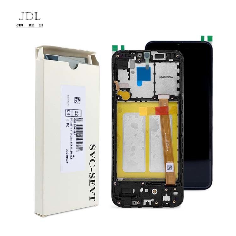 100% 오리지널 뉴 폰 LCD + 프레임  A20e A202 모바일 화면 디스플레이 갤럭시 A10e A102 서비스 팩 LCDS