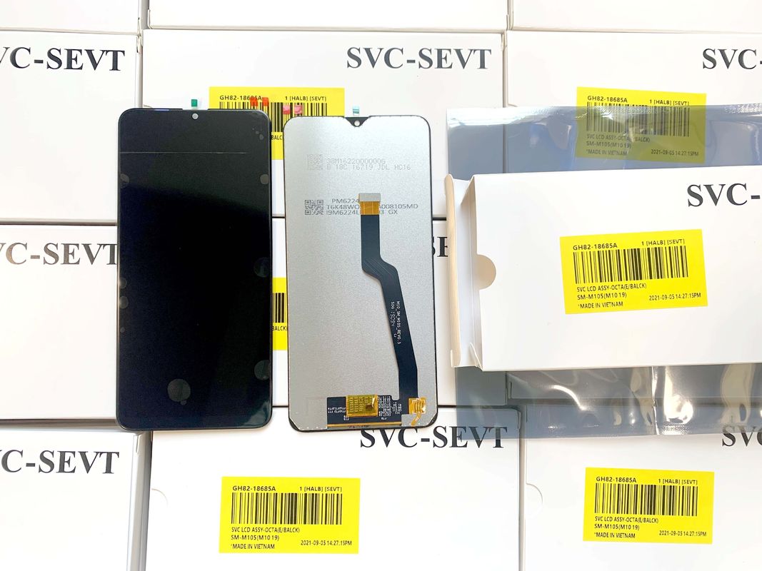 LCD 삼성 M105 LCD 프레임 없는 패키지 세부 사항 오리지널 서비스 팩 폼 박스