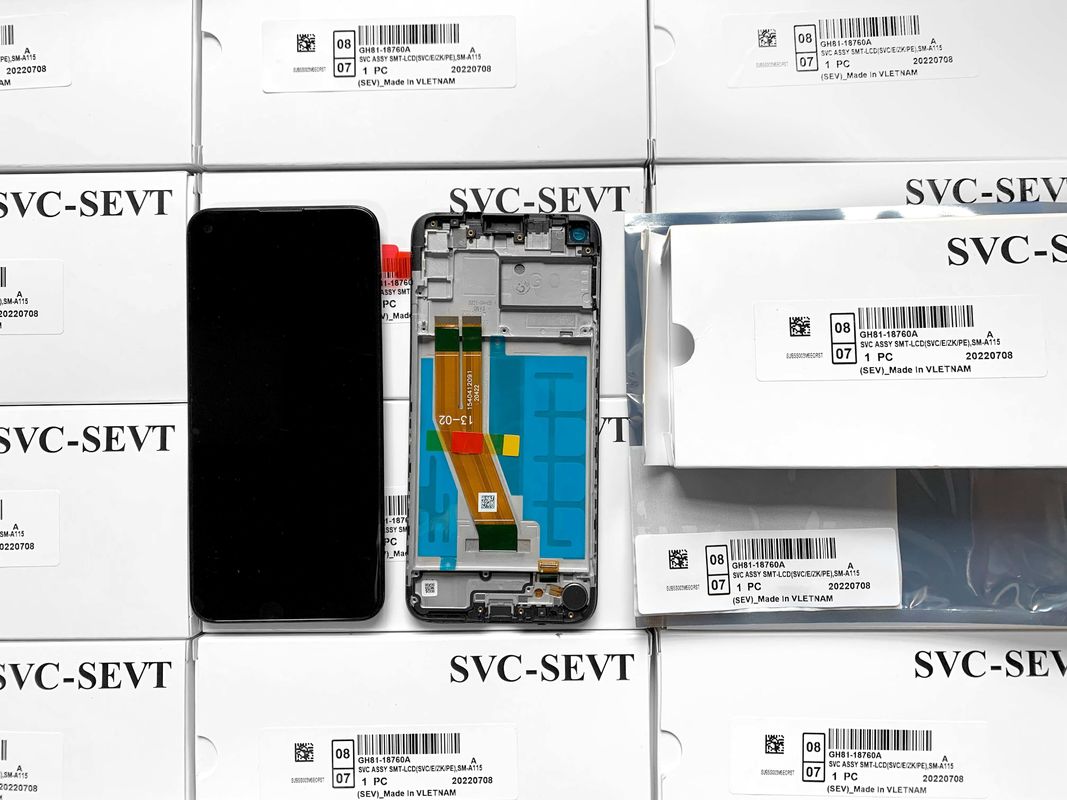 100% 원본 LCD A11 전화 화면 LCD 서비스 팩 JDL 모바일 터치 화면 예비 부품