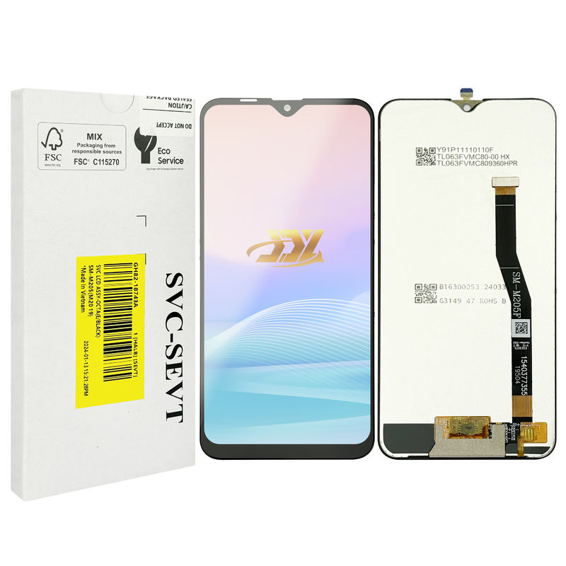 원본 교체 LCD 100% 검증 엄격한 LCD M20 LCD 디스플레이 터치 스크린 휴대 전화 스크린
