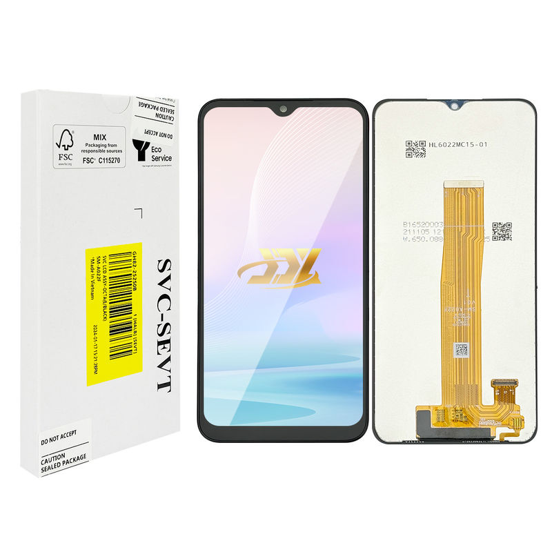 휴대 전화 A02 LCD 화면 교체 6.5 인치 고 콘트라스트 Svc LCD 휴대 전화 화면