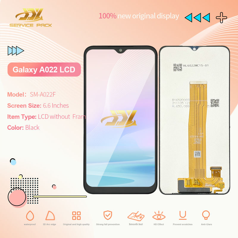 휴대 전화 A02 LCD 화면 교체 6.5 인치 고 콘트라스트 Svc LCD 휴대 전화 화면