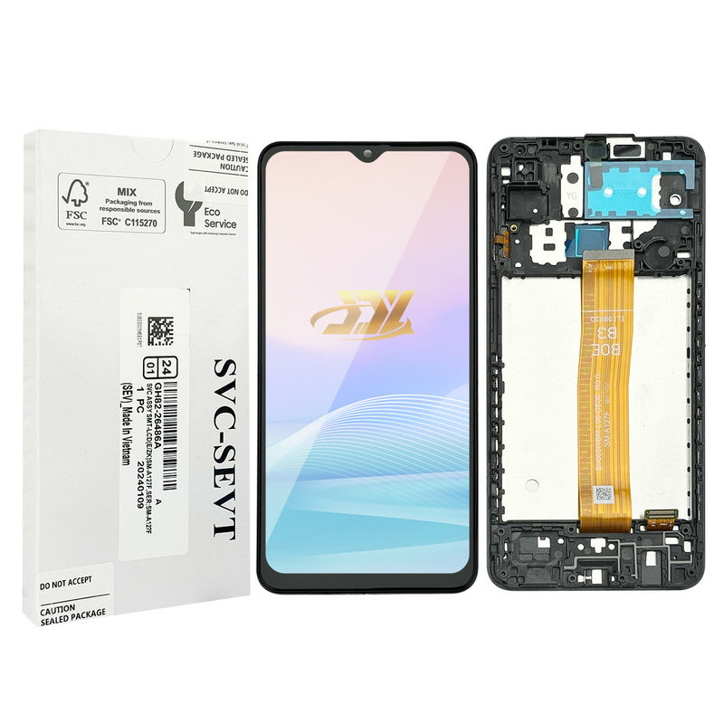 A127 LCD With Frame For  a127 오리지널 신규 서비스 팩 모바일 화면 디스플레이 갤럭시 A12 나초 터치 판타라