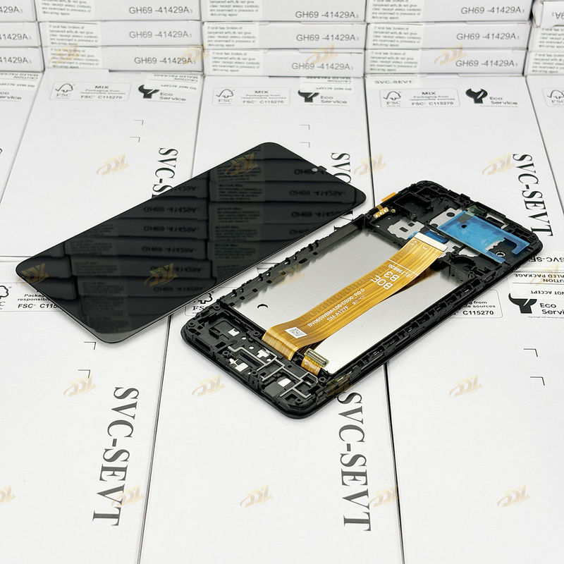 A127 LCD With Frame For  a127 오리지널 신규 서비스 팩 모바일 화면 디스플레이 갤럭시 A12 나초 터치 판타라