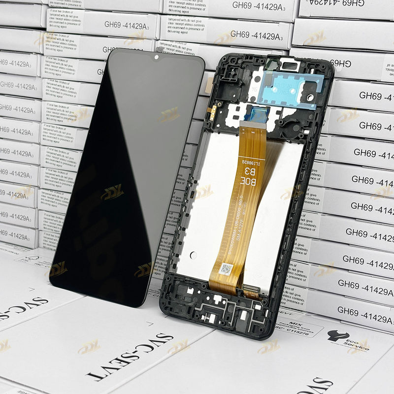 A127 LCD With Frame For  a127 오리지널 신규 서비스 팩 모바일 화면 디스플레이 갤럭시 A12 나초 터치 판타라