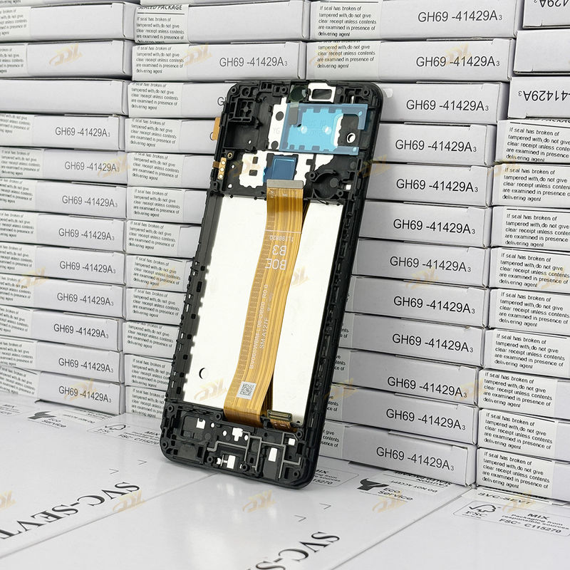 A127 LCD With Frame For  a127 오리지널 신규 서비스 팩 모바일 화면 디스플레이 갤럭시 A12 나초 터치 판타라