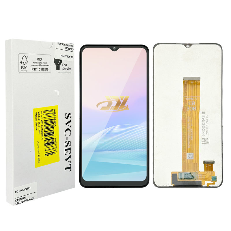 A12 나초 판타라  A127 갤럭시 LCD 휴대전화 대용 LCD 터치 스크린 디스플레이 A12 서비스 팩 LCDS