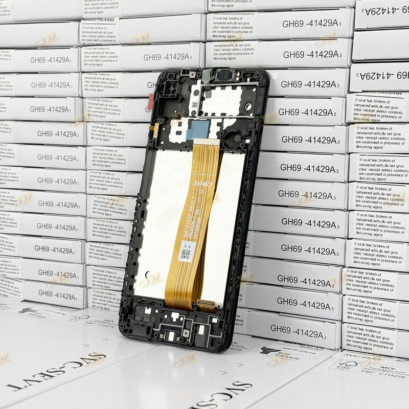 A125 오리지널 LCD Panatlla With Frame For  a125 서비스 팩 LCDS 화면 갤럭시 A125 휴대 전화 터치 디스플레이
